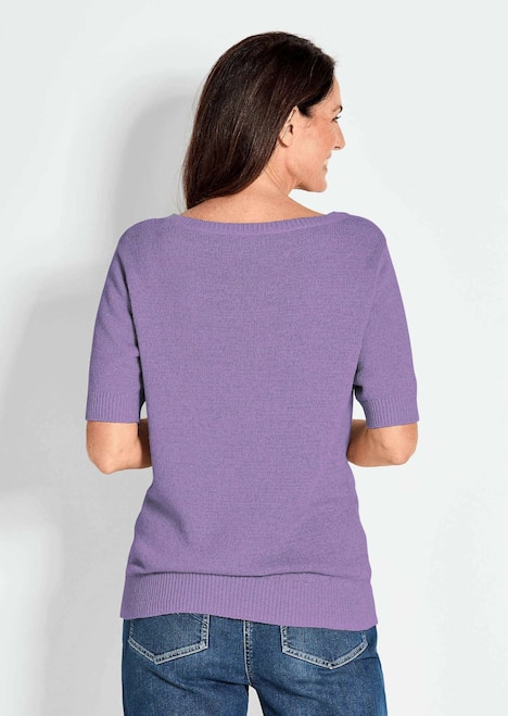 Pullover met verkoelend lintjesgaren