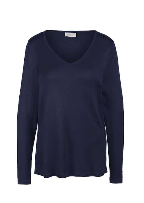 GOLDNER Pullover met V-hals Tricot pullover