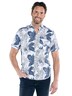 Herren Hemd kurzarm , Hellblau