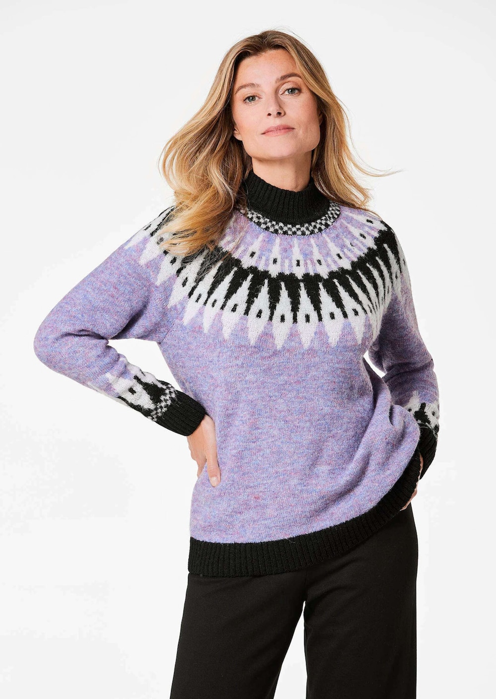Norweger-Pullover mit wärmender Schurwolle