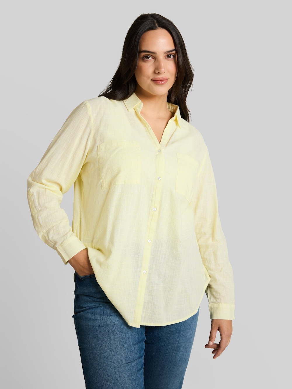 Bluse mit Brusttaschen