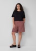 Shorts aus Leinen-Viskose-Mix