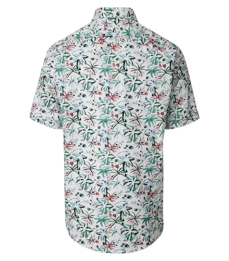 Freizeithemd Kurzarm Print Casual Fit