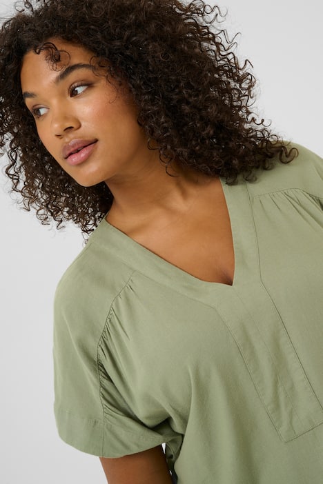 Kurzarm-Bluse Loose fit