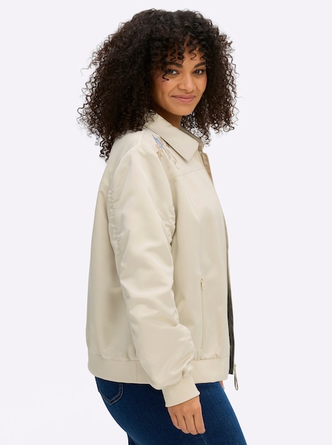 Blouson Langarm Hemdkragen
