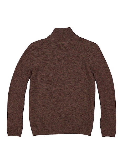 engbers Herren Pullover mit Stehkragen , Feuerrot