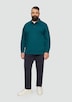 Strukturiertes Langarm-Poloshirt im Relaxed Fit