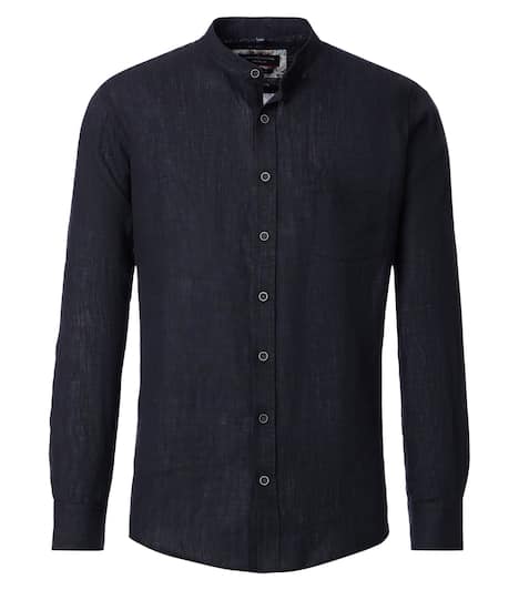 Leinenhemd uni Casual Fit