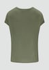 Fabricmix-Shirt im Loose Fit mit V-Ausschnitt
