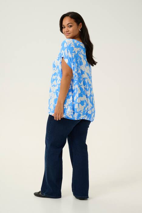 Kurzarm-Bluse Loose fit