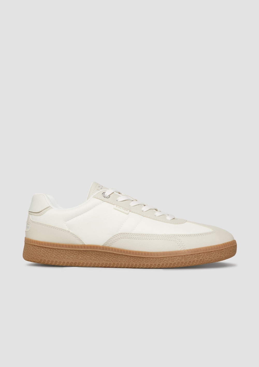 Schnür-Sneaker in Leder-Optik