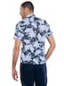 engbers Herren Kurzarm-Hemd gemustert , Marineblau