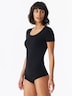 SCHIESSER Damen Shirt 1/2 Arm - schwarz