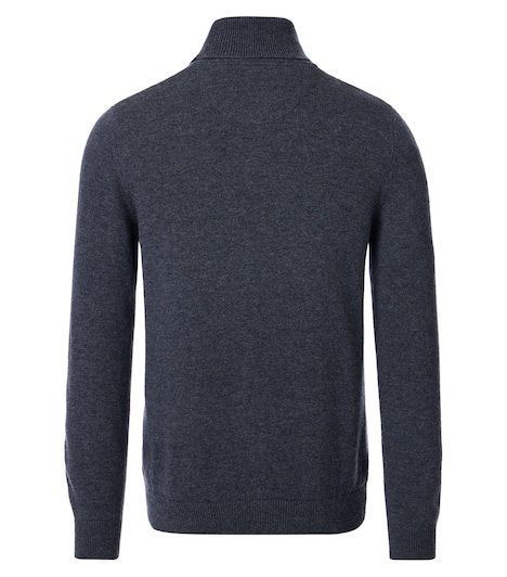 Rollkragenpullover uni
