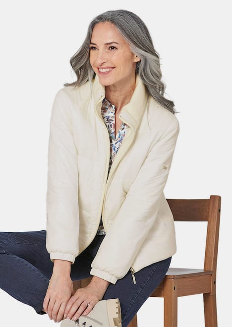 GOLDNER Omkeerbaar jack Omkeerbaar jack in tricot of gewatteerde look