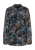 Leichte Jersey-Druckbluse, Langarm
