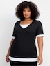 2-in-1-Shirt Kurzarm Mehrfarbig