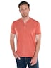 Herren Henley T-Shirt , Dunkelorange