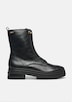 Stiefel in Leder-Optik mit Profilsohle