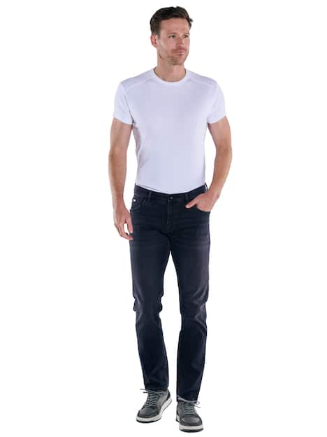 engbers Herren Super-Stretch-Denim regular , Saphirblau