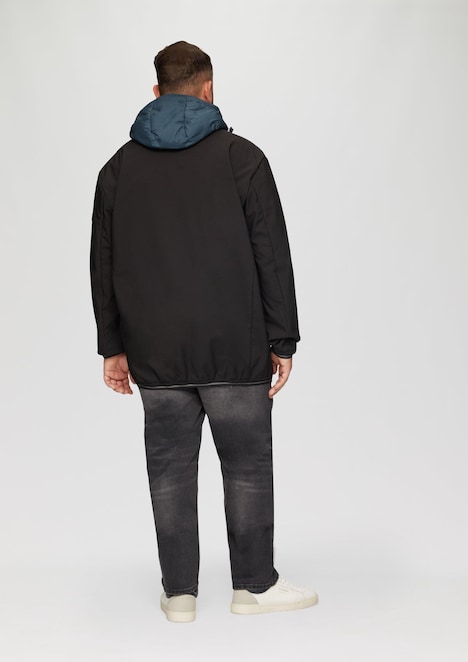 Leichte Steppjacke im Fabricmix