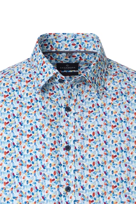 Freizeithemd Kurzarm Print Casual Fit