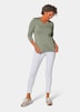 GOLDNER Pullover met V-hals Pullover