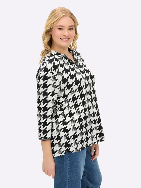 Poloshirt 3/4-Arm Mehrfarbig