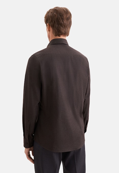 Herren Flanellhemd - Uni