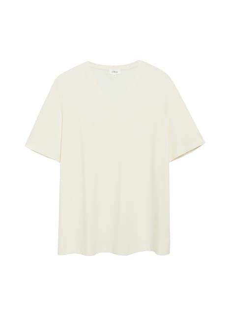T-Shirt mit V-Ausschnitt