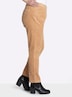 Cord-Hose Cordhose mit schmalem Bein normal Elastische Einsätze