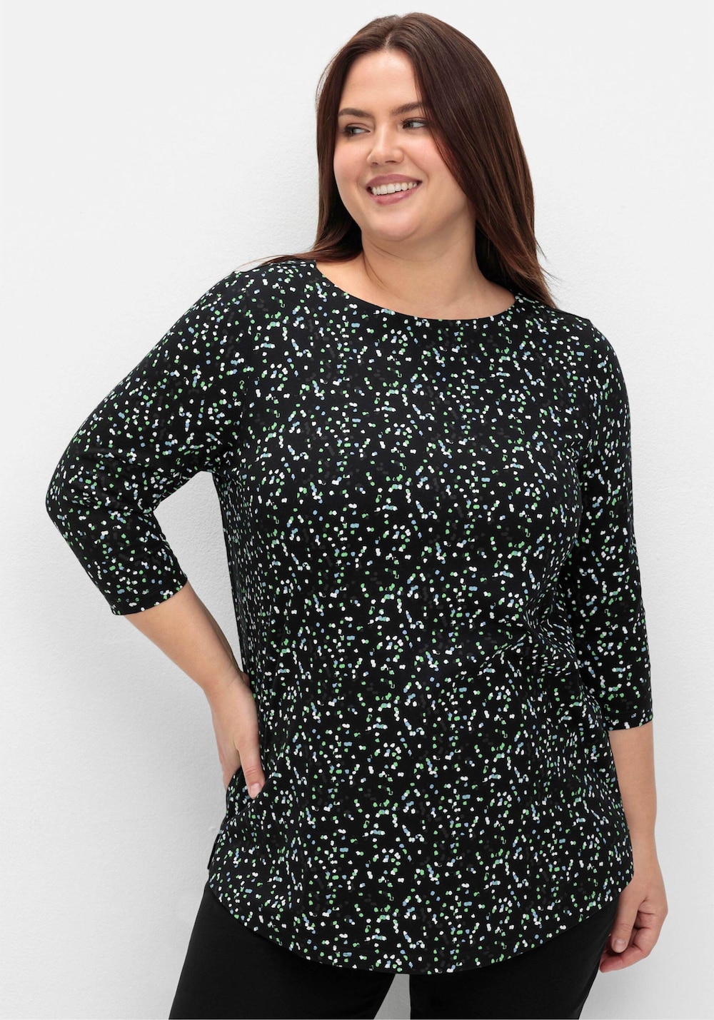 3/4-Arm-Shirt 3/4-Arm Sonstiges Muster