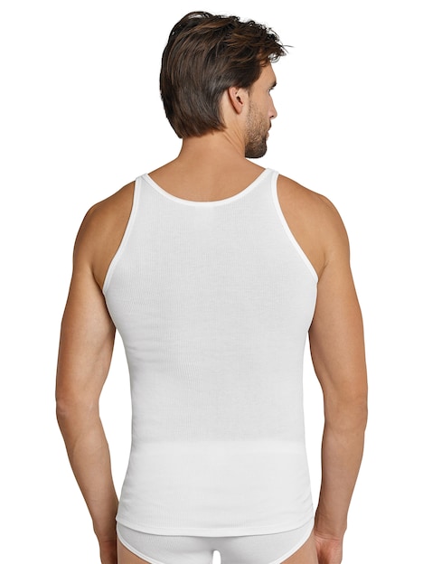 Schiesser Herren Doppelripp Unterhemd 2er-Pack Original Classics