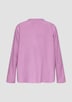 Bluse mit Stehkragen und Knopfleiste