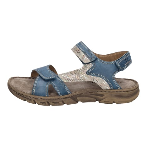 Damen Sandale Brenda 03, azur-multi