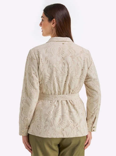 Jacke Langarm Schalkragen