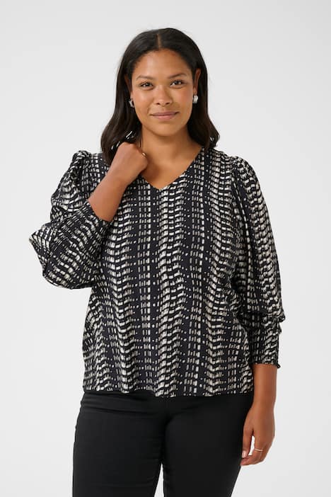 Langarm-Bluse Regular fit