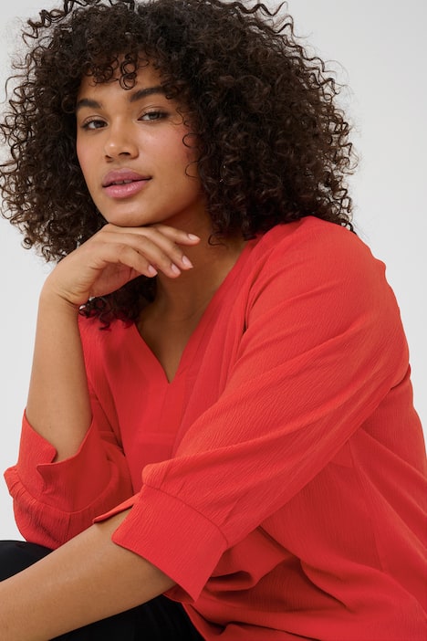 Langarm-Bluse Regular fit