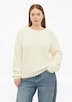 Flauschiger Pullover mit Rundhalsausschnitt