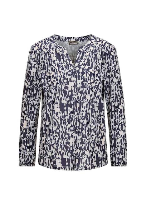 Elegantes Blusenshirt mit V-Ausschnitt