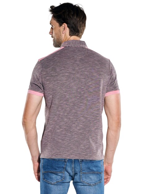 Herren Poloshirt , Rosa