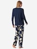Schiesser Damen Schlafanzug Comfort Nightwear deepseablue
