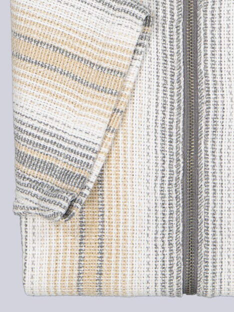 Herren Kurzarm-Overshirt in Strickoptik , Beige