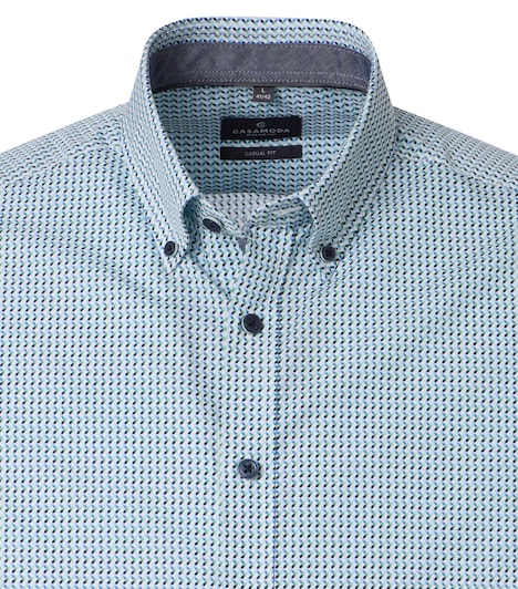 Freizeithemd extra langer Arm 72cm Print Casual Fit