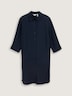 Blusenkleid mit Leinenanteil