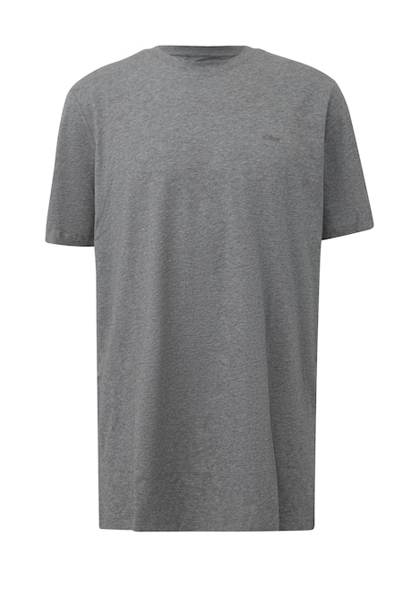 Baumwoll-T-Shirt mit Logo-Print