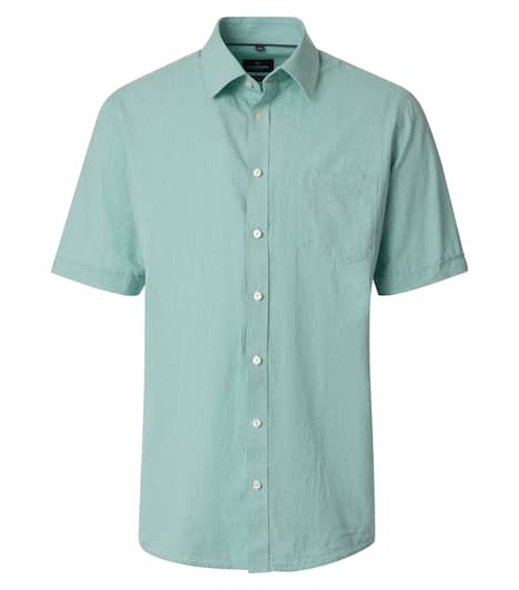 Leinenhemd uni Casual Fit