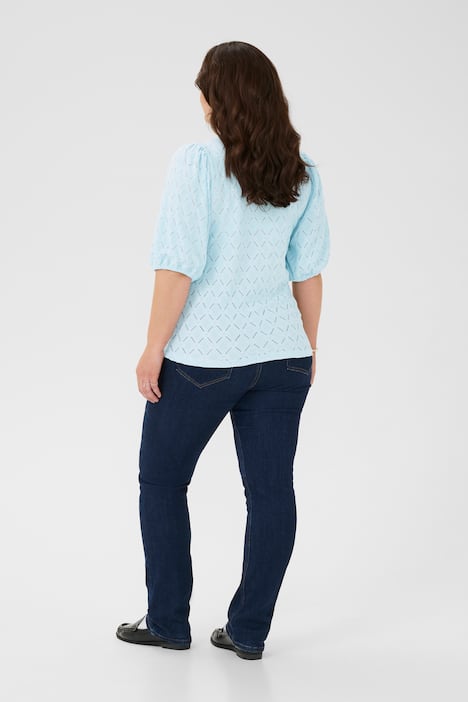 Kurzarm-Bluse Regular fit