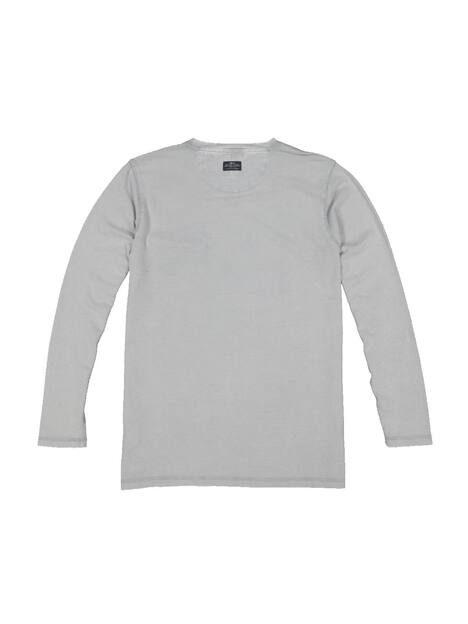 engbers Herren Langarm-Shirt uni , Hellgrau