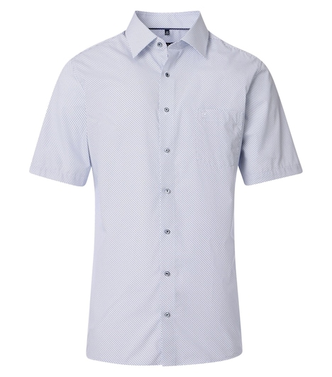 CASAMODA Businesshemd Kurzarm Print Comfort Fit